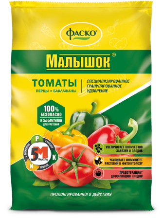 Удобрение минеральное 5М-гранула для томатов и перцев ФАСКО, 1 кг; 11599232