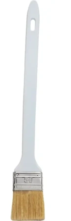 Кисть White Edition радиаторная 50х14, светлая щетина, пластиковая ручка DECOR  750-050; 11608156