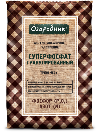 Удобрение Суперфосфат двойной минеральное 0,7кг Огородник; 11606836