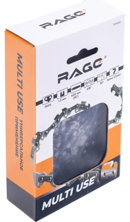 Цепь пильная 56 звеньев, 400мм (16), 3/8 1.3 S56-3/8-1.3  RAGE 594656; УТ-00000247