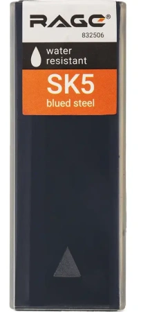 Лезвия для ножей трапециевидные воронённые 18 мм 5 шт. RAGE 832506; УТ-00000299