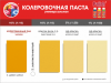 Колер универсальный  №2.1 0.9л золотисто-желтый PALIZH ST-02-0,9; 11607450