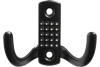 Крючок-вешалка ЕВРОПАКЕТ черный матовый StahlBuro 212 B BL/16116; 11614935