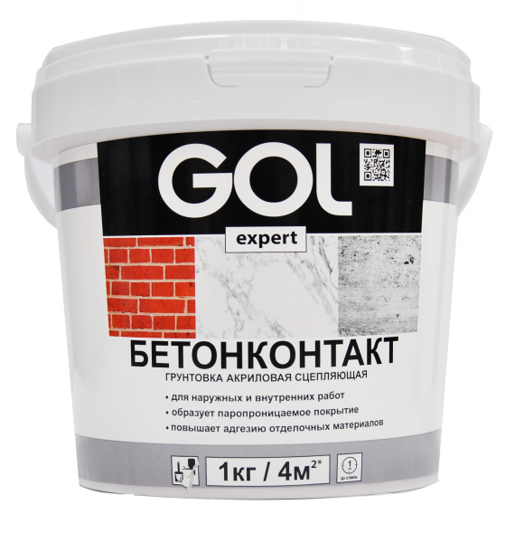 Грунтовка Бетонконтакт сцепляющий GOLexpert 346 14 кг; 11605979
