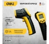 Инфракрасный пирометр (термометр от -30 до 380°C) цветной дисплей,  Deli DL333380; 11612581