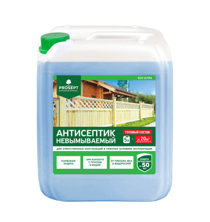 Антисептик невымываемый PROSEPT ECO ULTRA готовый состав  5 л 017-5; 11609041