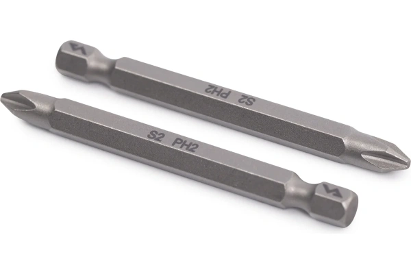Биты магнитные PH2 x 70 мм 2шт для шуруповерта, сталь S2 VIRA 554500; УТ-00000210