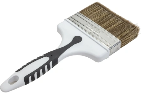 Кисть Black White для лака 120х15мм, темная щетина, 2К ручка DECOR  830-120; 11607149