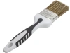 Кисть Black White для лака 50х15мм, темная щетина, 2К ручка DECOR 830-050; 11607152