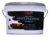 Краска PALIZH акриловая интерьерная моющаяся №314 лаванда 3,7 кг; 11605605