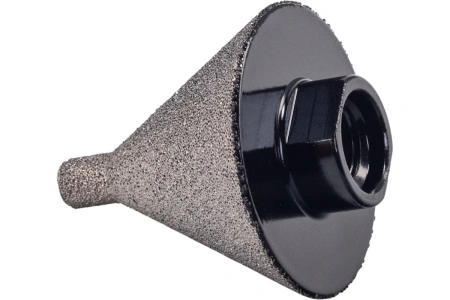 Фреза алмазная конусная для УШМ (9-50 мм; grit 40/50; М14) RAGE 559602; УТ-00000355