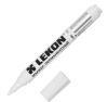 Маркер перманентный 3мм белый LEKON EXTRA WHITE 012393; 11614373