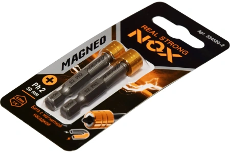 Бита с магнитной насадкой  E6,3 Ph2-50, 2 шт карта NOX MAGNEO  (334520); 11613963