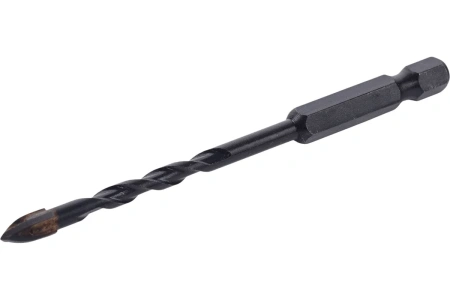 Сверло по стеклу и керамике 5 мм Quadro-X HEX копьевидное, спиральное RAGE 554081; УТ-00000375