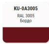 Эмаль KUDO универсальная акриловая RAL 3005 SATIN Бордовый; 11600047 