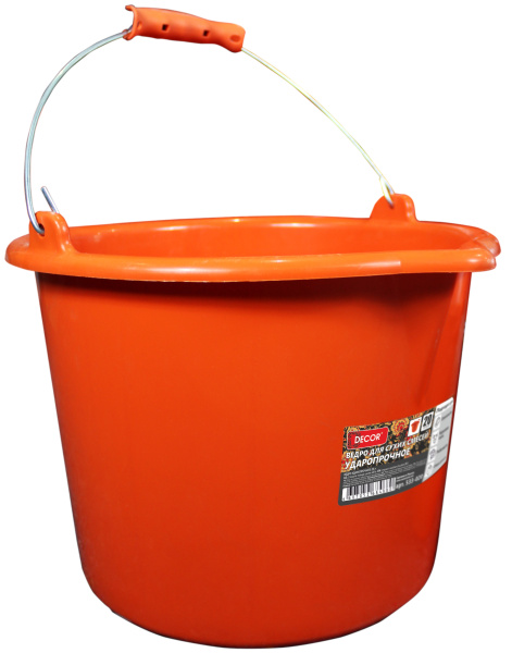 Ведро 20л гибкое ударопрочное для красок и смесей  DECOR PROFI  533-020;  11606729
