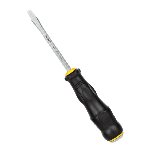 Шлицевая отвертка SL6x100 со сквозным хвостовиком (ударная) Deli DL6270041 104559; 11608406