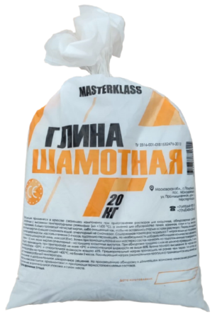 Шамотная глина MASTERKLASS  20кг; 11606448