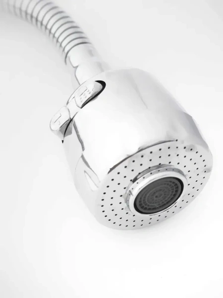  Излив гибкий для смесителя с двухрежимной насадкой-аэратором POTATO Р67-02; 11606541