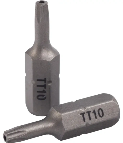 Биты магнитные 25мм CR-V TORX T10 2шт. VIRA 554141; УТ-00000218