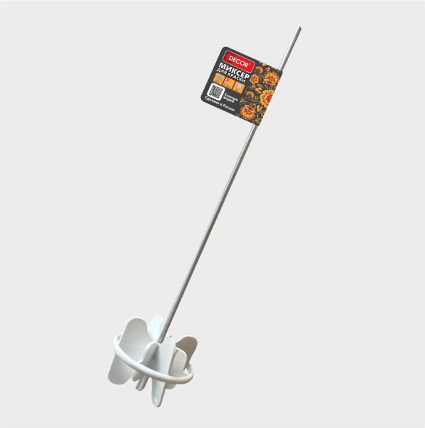 Миксер Decor для краски d-90мм, 450мм шестигранная резьба  DECOR (Намерение) 999-090; 11608759