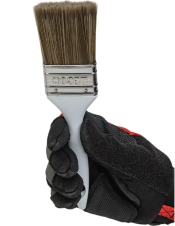 Кисть PROFI для лака 65х15мм темная щетина, пластиковая ручка DECOR 730-063; 11606426