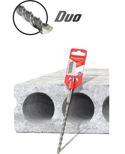 Бур-сверло по бетону SDS+ 22x600мм  Rennbohr Duo  (682260); 11612570