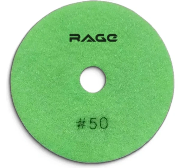 Алмазный гибкий шлифовальный круг 100 мм Р50 RAGE 558027; УТ-00000283