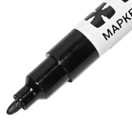 Маркер с нитроэмалью 2мм черный LEKON Standart 011802; 11614379