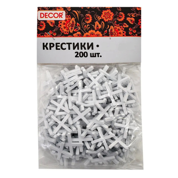 Крестики для кафеля 3,0мм 200шт 338-0030;  11606731