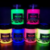 Краска акриловая флуоресцентная NEON KolerPark зеленая 150мл; 11605956