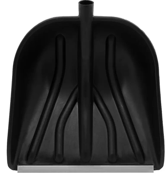 Ковш для снеговой лопаты 420х410мм черный пластик с алюм.планкой MAXIM; 11615158