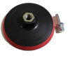Тарелка опорная шлифовальная 125мм Velcro M14 УШМ с адаптером для дрели Targ 663303; 11612500