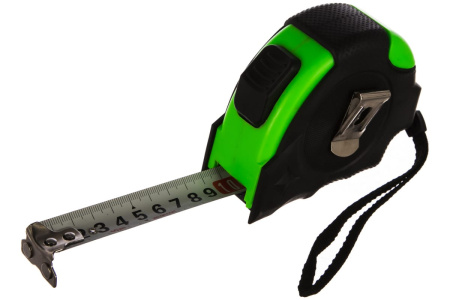 Рулетка 10м-25мм с магнитом, автостоп,лентой нейлон  EFFECTA  Nylon   (581025); 11612892
