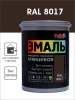Эмаль акриловая глянцевая №602 шоколадно-коричневая RAL 8017, 1кг  PALIZH СЕ-602-1; 11605610