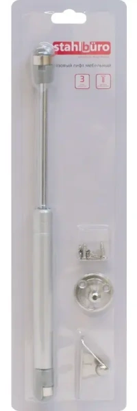 Газовые лифты N60 матовый хром StahlBuro 15915; 11614636