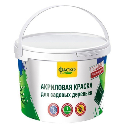 Краска для садовых деревьев ФАСКО в ведре 2,5 кг 11587607