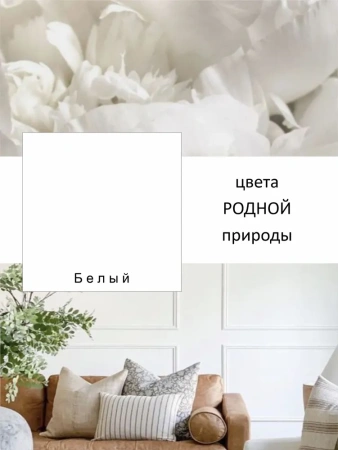 Краска интерьерная шелковисто-матовая №801 белый 3,7кг PALIZH РС-801-3,7; 11613916