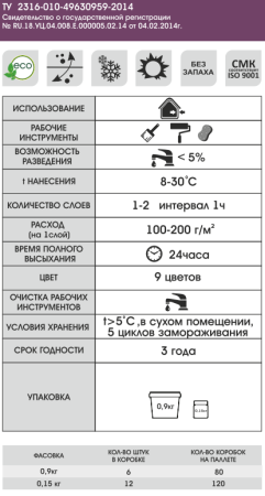 Эмаль акриловая декоративная №91 Palizh серебро  0,15кг; 11605627