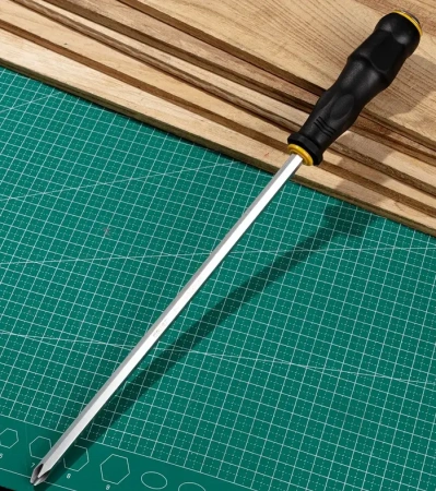 Отвертка крестовая со сквозным хвостовиком (ударная) PH3x250 Deli DL627010; 11612733