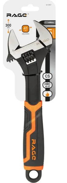 Ключ разводной усиленный 300мм RAGE 311057;  УТ-00000312