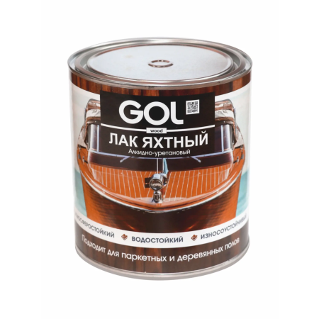 Лак яхтный 0,8кг GOL  Wd-156-0.8; 11608582