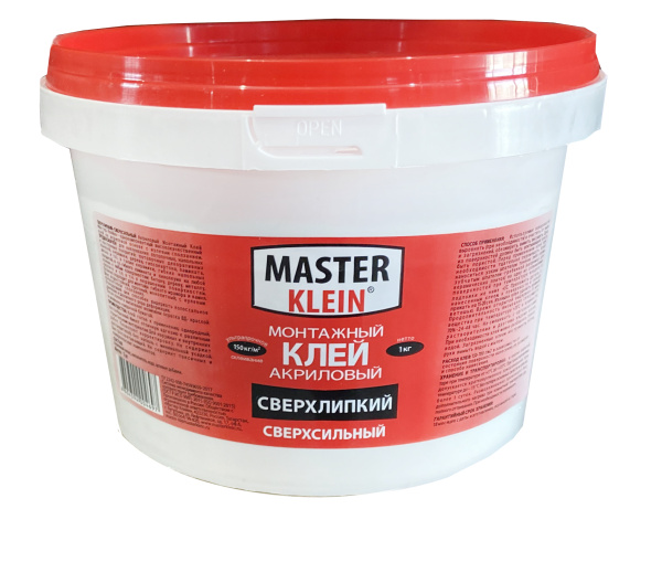 Клей монтажный акриловый Master Klein сверхлипкий 1,0кг; 11606254
