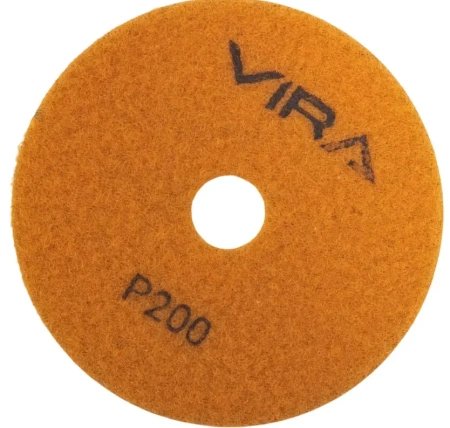 Алмазный гибкий шлифовальный круг Р200 100мм сухое шлифование VIRA 558124; УТ-00000356