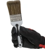 Кисть Black White для лака 75х15мм, темная щетина, 2К ручка DECOR  830-075; 11607151