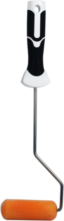 Валик поролон 100мм флокированный 2К ручка  909-8110 DECOR Black White; 11613307