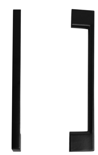 Мебельная ручка-кнопка черный матовый (2 штуки) StahlBuro А302-128 BL/16668; 11614645