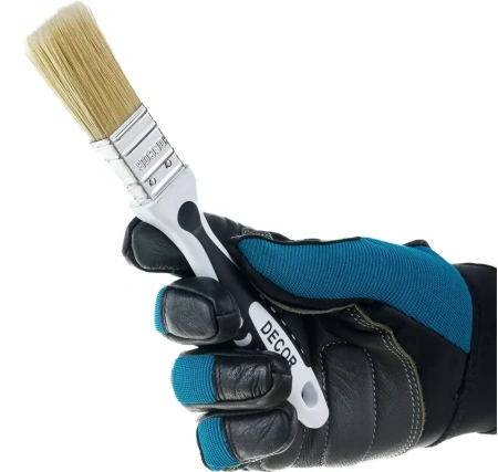 Кисть Black White универсальная 25х15мм, светлая смешанная щетина DECOR 880-025; 11606309