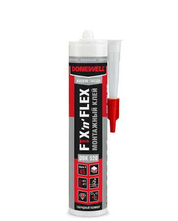 Клей монтажный  Жидкие гвозди DONEWELL FIX-n-FLEX полимерный DBK-52X