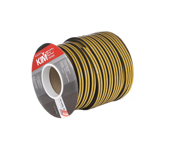 Уплотнитель KIM TEC D-профиль 50 м (21 мм х 15 мм); 25219